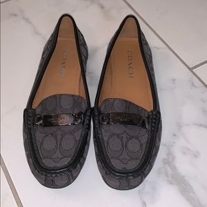 Coach Shoes - Coach Black Logo Driver Loafer 7.5 Like New Coach Shoes - Coach Black Logo Driver Loafer 7.5 Like New